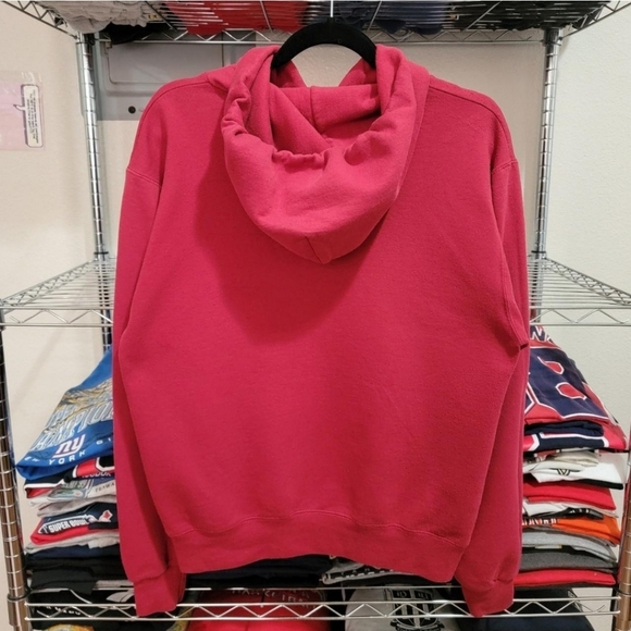 Belmont College Men's Size Small Red Champions College Hoodie - Picture 4 of 5